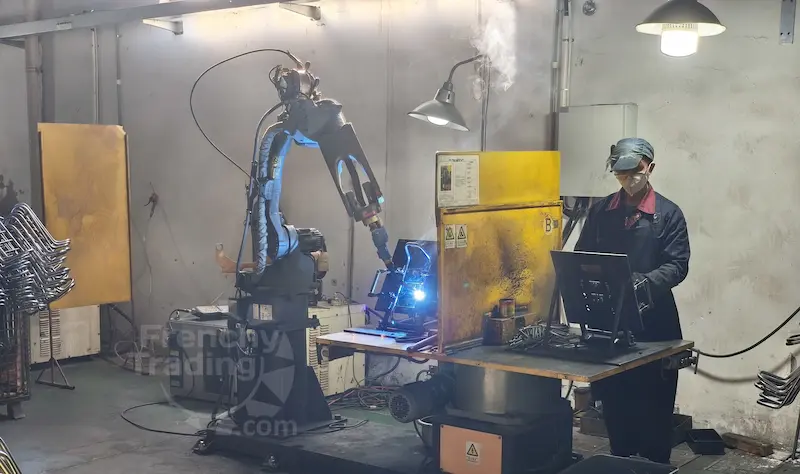 Robot welding Bicycle