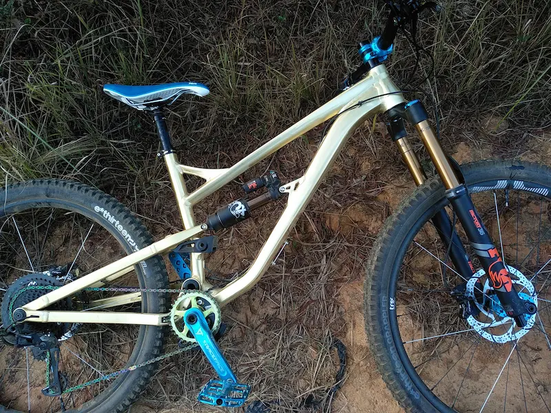 Full suspension alloy frame prototype, Taiwan